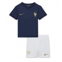 Frankrig Hjemmebanesæt Børn VM 2022 Kortærmet (+ Korte bukser)
